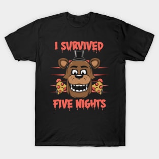 I Survive Five Night At Freddy’s T-Shirt